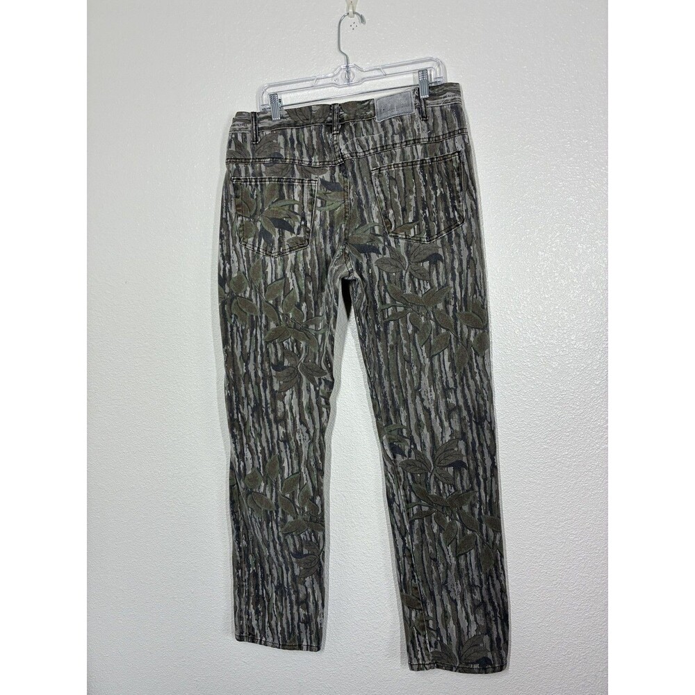 Duxbak Jeans Mens 36x30 Brown Camo Realtree Denim Straight Leg Hunting Pants